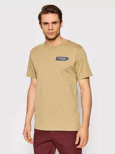 Koszulki męskie - Selected Homme T-Shirt Dann 16085966 Brązowy Regular Fit - grafika 1