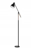 Lampy stojące - Lampa Podłogowa Stojąca Led E27 Edward Czarna - miniaturka - grafika 1