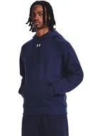 Bluzy męskie - Under Armour Bluza "Rival" w kolorze granatowym - miniaturka - grafika 1