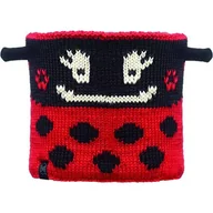 Czapki dla dzieci - Komin zimowy dla dzieci Buff Ladybug polarowy czerwony - miniaturka - grafika 1