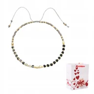 Bransoletki - Bransoletka Koralik Fasetki Miyuki Kamień Czarny Onyks Kwarc Turmalinowy - miniaturka - grafika 1