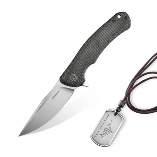 Nóż składany Petrified Fish Warrior PF-949 GRM Green Micarta - Noże - miniaturka - grafika 1