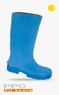 Obuwie robocze - BUTY BEZPIECZNE Z POLIURETANU Z METALOWYM PODNOSKIEM PPO STRZELCE OPOLSKIE MODEL 1045, PN-EN ISO 20345, S5, CI, SRC - miniaturka - grafika 1