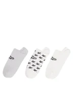 Skarpetki damskie - Reebok Zestaw 3 par niskich skarpet unisex CL FO Invisible Sock GG6678 Biały - miniaturka - grafika 1