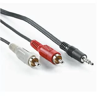 Rotronic ROLINE 3,5 MM (ST)/kabel cinch, czarny, czerwony, biały 11.09.4341 - Kable - miniaturka - grafika 1