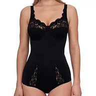 Body - Susa Damskie body z elastyczną koronką, czarny (schwarz 004), 75C - miniaturka - grafika 1