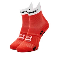 Skarpetki damskie - Skarpety wysokie unisex Compressport Pro Racing V 4.0 Run High XU00046B Czerwony - miniaturka - grafika 1