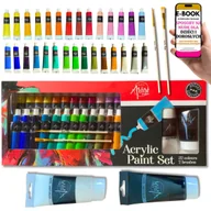 Przybory szkolne - Maluj, Twórz i Odpoczywaj – Zestaw Farb Akrylowych Dla Ciebie i Dziecka Bestseller wśród Kreatywnych Prezentów + EBOOK-3 - miniaturka - grafika 1