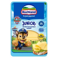 Sery - Hochland Junior Ser żółty w plastrach łagodny 135 g - miniaturka - grafika 1