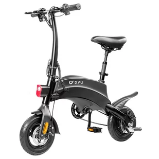 DYU Rower elektryczny S2 Czarny - Rowery elektryczne - miniaturka - grafika 3