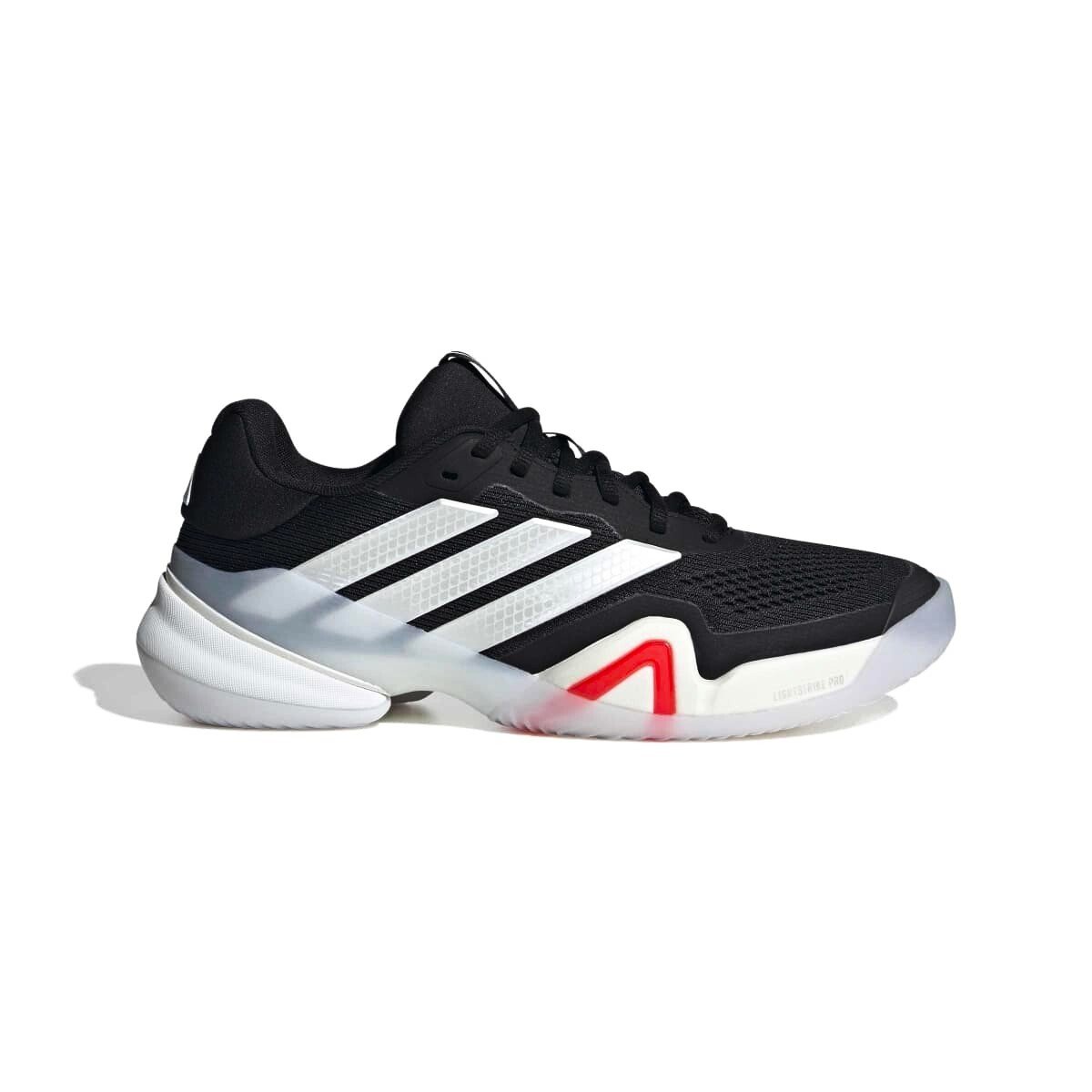 Męskie buty tenisowe adidas Barricade 14 Tennis Shoes Core Black/Zero Met./Lucid Red EUR 42 2/3