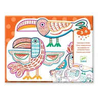 Zabawki kreatywne - Magiczne kolorowanki - DZIKIE RODZINKI DJ00066 - miniaturka - grafika 1