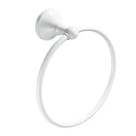 Wieszaki łazienkowe - Okrągły wieszak na ręczniki, wieszak na ręczniki, akcesoria łazienkowe i kuchenne (biały) - miniaturka - grafika 1
