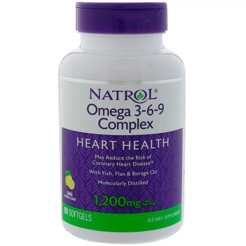 Natrol Omega 3-6-9 Complex 1,200mg 90caps