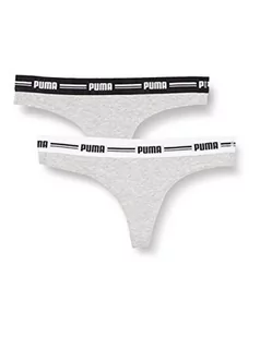 PUMA Puma Iconic damskie stringi – (2 sztuki) stringi typu stringi, szary, XS - Majtki damskie - miniaturka - grafika 1