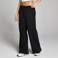 Dresy damskie - Damskie Spodnie Dresowe Lifestyle Straight Leg MP - Prany Czarny - M - miniaturka - grafika 1
