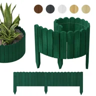 Ogrodzenia - PŁOTEK OGRODOWY, palisada, obrzeże trawnikowe Rollborder 100 x 30 cm Zielony - miniaturka - grafika 1