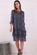 Sukienki - SUKIENKA SWIATECZNA ELEGANCKA PREZENT dla NIEJ EXTRA OKAZJA - miniaturka - grafika 1