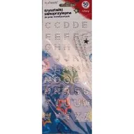 Zabawki kreatywne - St. Majewski Kryształki samoprzylepne Litery - miniaturka - grafika 1
