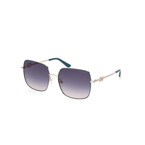 Guess GU7906-H Okulary przeciwsłoneczne, damskie, ciemno-zielone/inne (wielokolorowe), jeden rozmiar