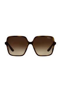Okulary przeciwsłoneczne - Vogue okulary przeciwsłoneczne damskie kolor brązowy - - grafika 1