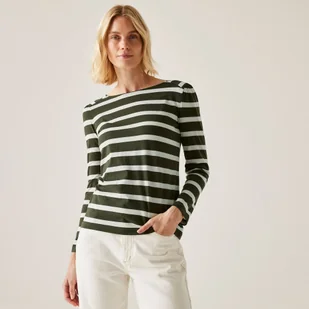 Regatta Damska bluzka Federica Zielono-beżowy, Cotton, Rozmiar: 38 - Bluzki damskie - miniaturka - grafika 1