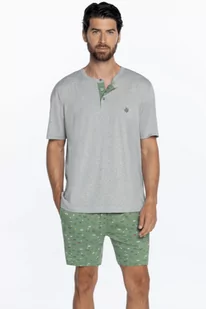 Piżama męska FABIO Szary XXL - Piżamy męskie Piżama męska FABIO Szary XXL - Piżamy męskie - miniaturka - grafika 1