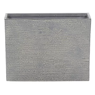 Blumfeldt Beliani 25 x 60 x 45 cm szara EDESSA - Donice - miniaturka - grafika 1