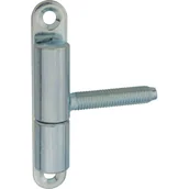 Zawiasy, okucia i inne akcesoria - Zawias 14 x 60 mm ocynk biały 2 szt. - miniaturka - grafika 1