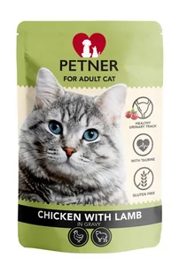 Petner Petner Adult Cat karma mokra z kurczakiem i jagnięciną dla kotów 85g - Mokra karma dla kotów - miniaturka - grafika 1