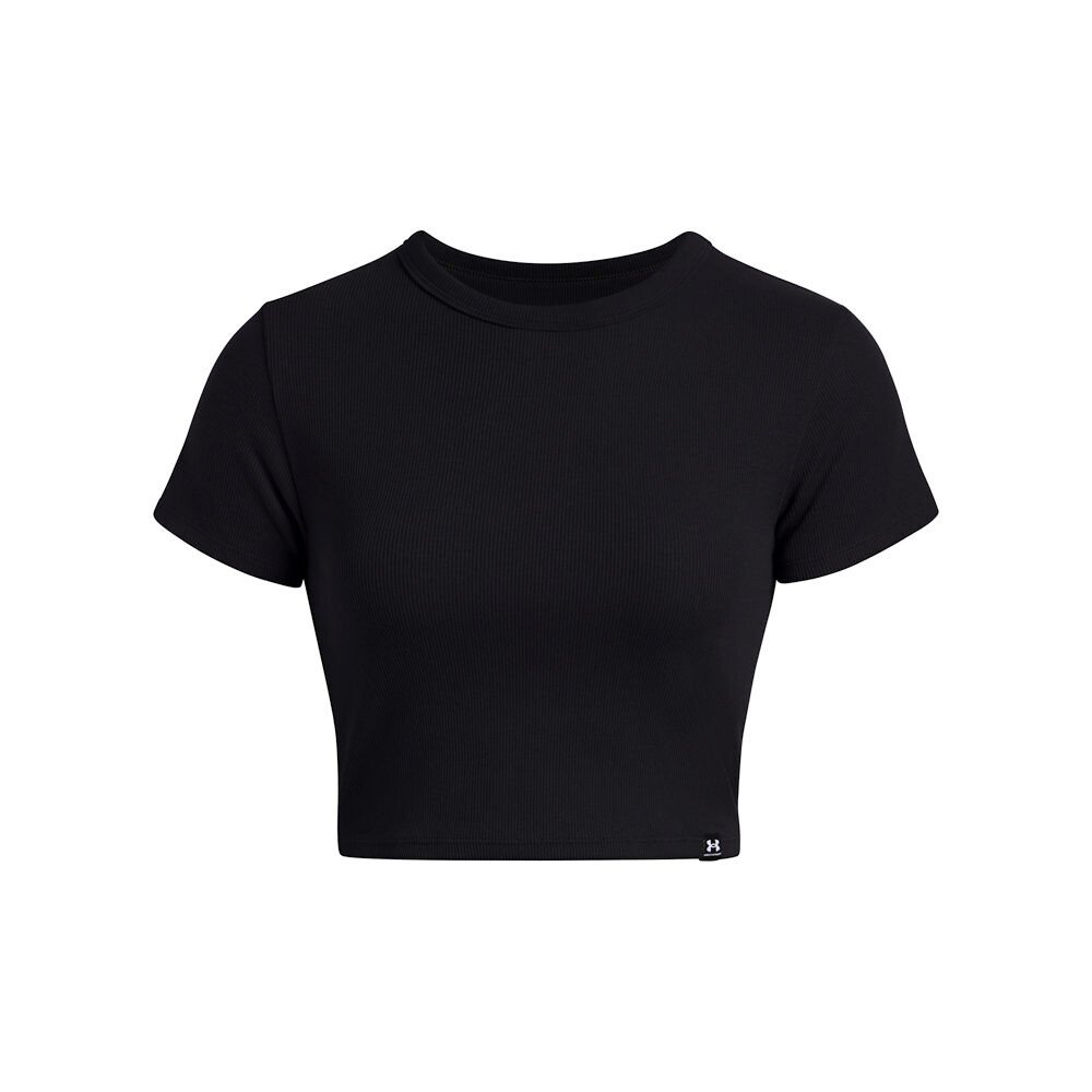 Koszulka damska Under Armour Rival Rib Baby Tee Black/White S