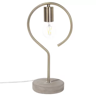 Beliani Lampa stołowa mosiężna JUCAR - Lampy stojące - miniaturka - grafika 1