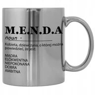 Kubki - KUBEK SREBRNY PREZENT DLA KOLEŻANKI ŻONY PRZYJCIÓŁKI KOCHANKI WZ - miniaturka - grafika 1