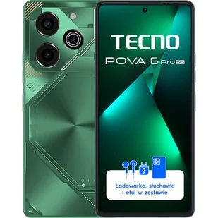 Tecno Pova 6 Pro 5G 12/256GB Zielony - Telefony komórkowe - miniaturka - grafika 1