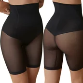 Majtki damskie - Mocno Wyszczuplające Brzuch i Uda Korygujące Majtki Wysoki Stan Czarne XL - miniaturka - grafika 1