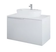 Szafki łazienkowe - Elita Glam szafka 90 1S + 1S biały matt 168381 5907546872274 - miniaturka - grafika 1