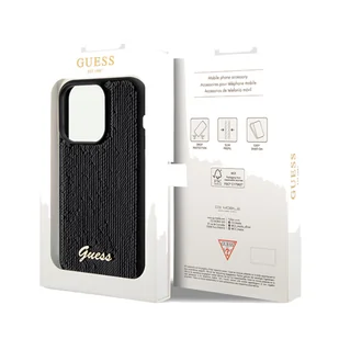 Guess GUHCP12MPSFDGSK iPhone 12/12 Pro 6.1" czarny/black hardcase Sequin Script Metal - Etui i futerały do telefonów - miniaturka - grafika 11