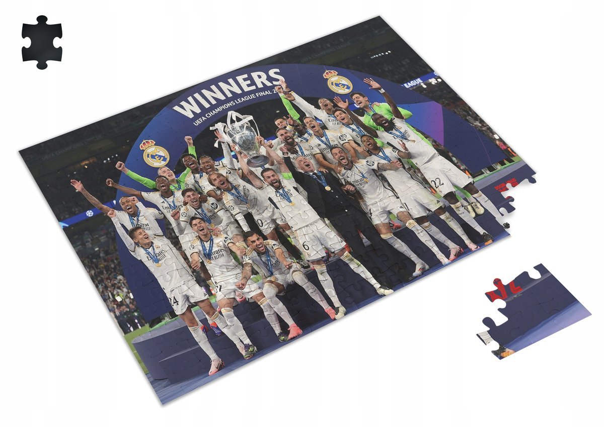 PUZZLE BERNABEU STADION REAL MADRYT PIŁKA A3 252 el z Nadrukiem + IMIĘ #7