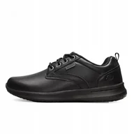 Sneakersy męskie - Buty męskie sneakersy Skechers Delson ze skóry naturalnej wodoodporne - miniaturka - grafika 1