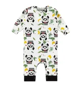 Pajacyki dla niemowląt - Ewa Collection, Pajac niemowlęcy, Panda, rozmiar 68 - miniaturka - grafika 1