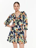 Sukienki - Lauren Ralph Lauren Sukienka codzienna 250889366001 Kolorowy Regular Fit - miniaturka - grafika 1