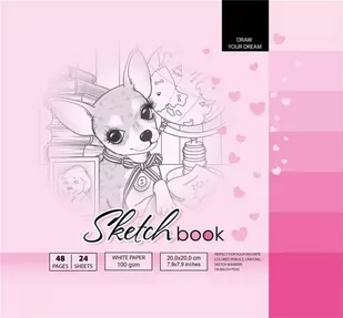 Szkicownik 200x200/48K 100g TW FRESH Nowa - Przybory szkolne - miniaturka - grafika 2