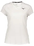 Koszulki sportowe damskie - Mizuno Koszulka sportowa "2Loop" w kolorze białym - miniaturka - grafika 1