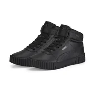 Buty trekkingowe damskie - Damskie sneakersy Carina 2.0 Mid PUMA Black Dark Shadow Gray - miniaturka - grafika 1