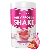 Odżywki białkowe - Odżywka białkowa ACTIVLAB Whey Protein Shake Truskawkowy Koktajl Mleczny (350 g) Bez cukru - miniaturka - grafika 1