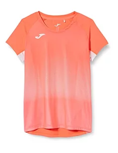 Joma Elite Coral Fluor, damska koszulka do biegania - Koszulki i topy damskie - miniaturka - grafika 1