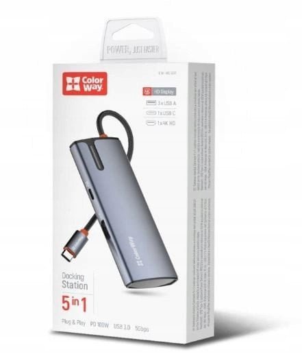 ColorWay 5-in-1 Docking Station CW-HUB01