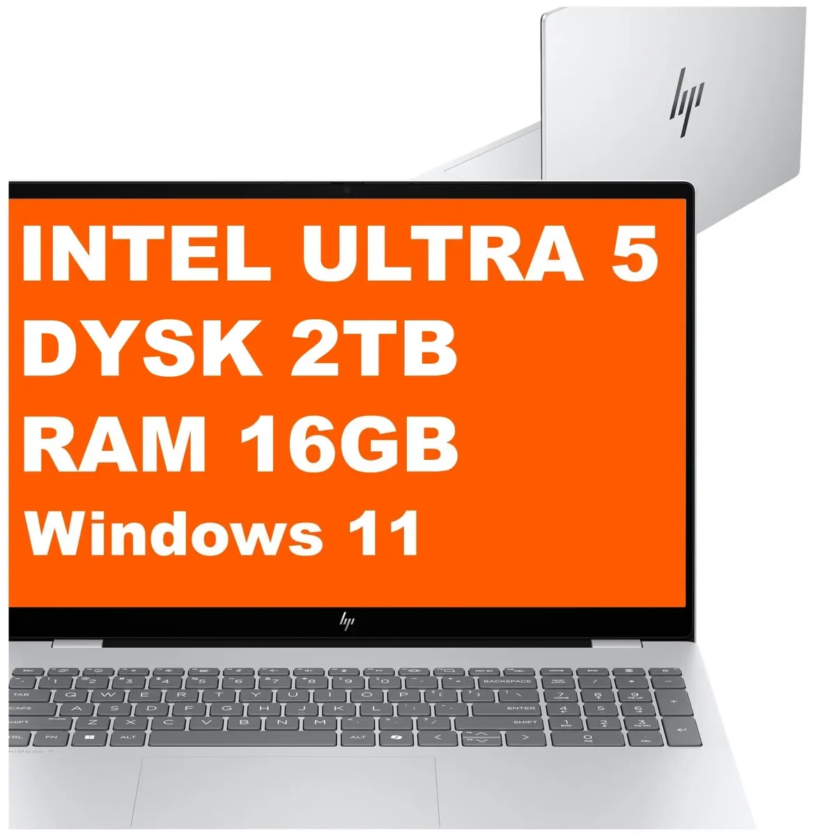HP OmniBook 7 AI 16-ay0003na / BG3G9EA / Ultra 5 / 16GB/2TB / Intel Arc / 2k / Win 11 / Srebrny BG3G9EA_16GB_2000SSD_W11