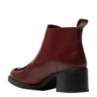 Botki Fly London KATH 016 Wine Black Naomi Chamois P145016001 - Botki damskie - miniaturka - grafika 3
