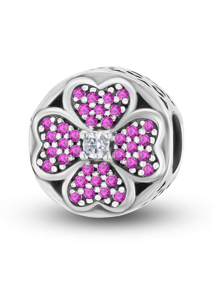 CHARM'S Srebrny charms z cyrkoniami